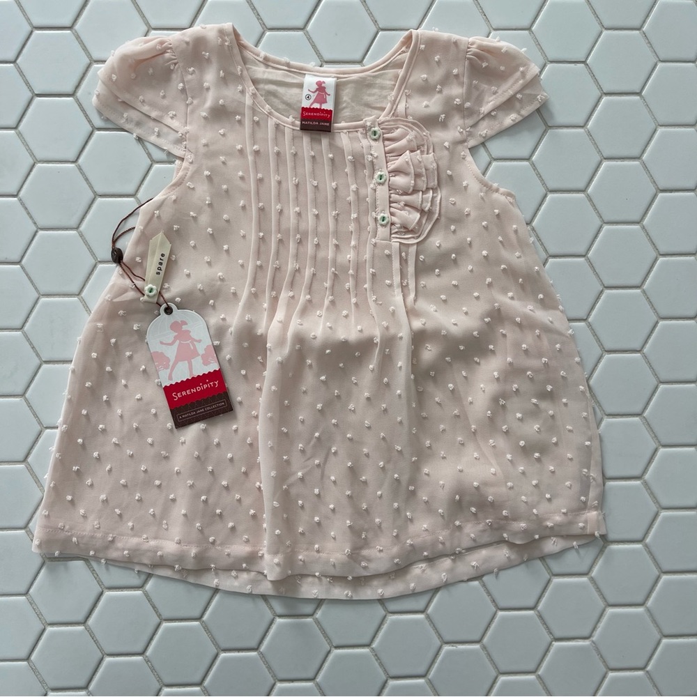 Matilda Jane vanilla dot top